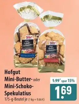 Famila Nord Ost Hofgut Mini-Butter- oder Mini-Schoko-Spekulatius Angebot