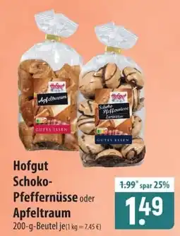 Famila Nord Ost Hofgut Schoko-Pfeffernüsse oder Apfeltraum Angebot
