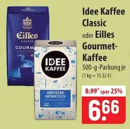 Famila Nord Ost Idee Kaffee Classic oder Eilles Gourmet-Kaffee Angebot