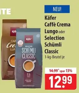 Famila Nord Ost Käfer Caffè Crema Schümli Classic Angebot