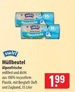 Famila Nord Ost swirl Müllbeutel Alpenfrische Angebot