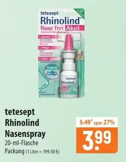 Famila Nord Ost tetesept Rhinolind Nasenspray Angebot