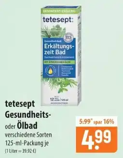Famila Nord Ost tetesept Gesundheits- oder Ölbad Angebot