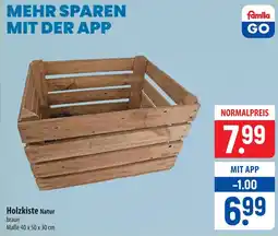 Famila Nord Ost Holzkiste Natur Angebot