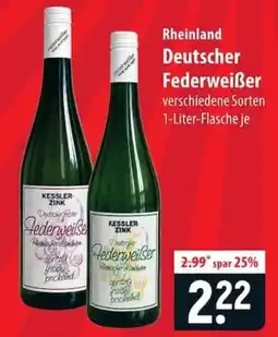 Famila Nord Ost Kessler Zink Deutscher Federweißer Angebot