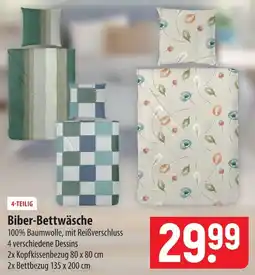 Famila Nord Ost Biber-Bettwäsche Angebot