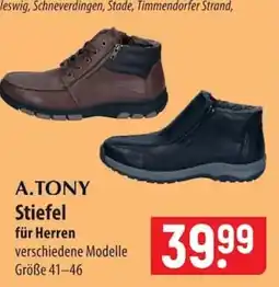 Famila Nord Ost A.TONY Stiefel für Herren Angebot