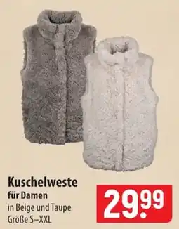 Famila Nord Ost Kuschelweste für Damen Angebot