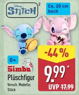 Aldi Nord Simba Plüschfigur Angebot