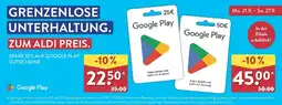 Aldi Nord Google Play Angebot