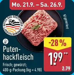 Aldi Nord Putenhackfleisch Angebot