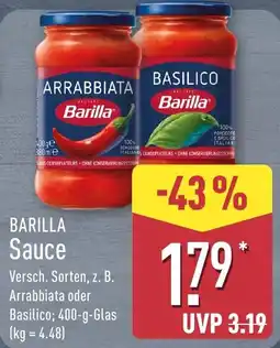 Aldi Nord Barilla Sauce Angebot