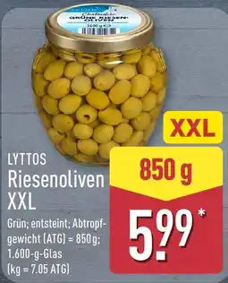 Aldi Nord LYTTOS Riesenoliven XXL Angebot