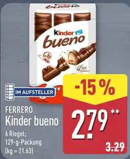 Aldi Nord FERRERO Kinder bueno Angebot