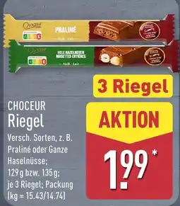 Aldi Nord CHOEUR Riegel Angebot