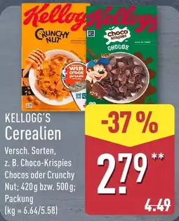 Aldi Nord Kellogg's Cerealien Angebot