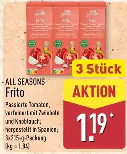 Aldi Nord ALL SEASONS Frito Angebot