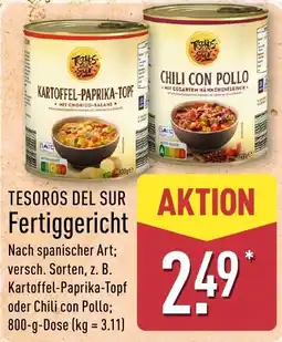 Aldi Nord TESOROS DEL SUR Fertiggericht Angebot