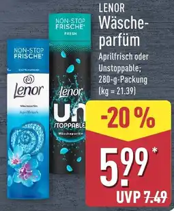 Aldi Nord Lenor Wäsche-parfüm Angebot