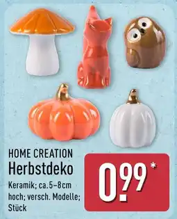 Aldi Nord HOME CREATION Herbstdeko Angebot