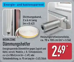 Aldi Nord WORKZONE Dämmungshelfer Angebot