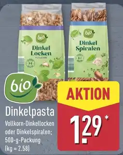 Aldi Nord bio Dinkelpasta Angebot