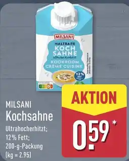 Aldi Nord MILSANI Kochsahne Angebot