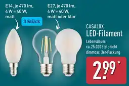 Aldi Nord CASALUX LED-Filament Angebot