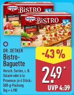 Aldi Nord Dr. Oetker Bistro-Bagette Angebot