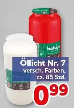 CENTERSHOP Öllicht Nr. 7 Angebot