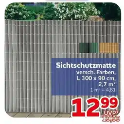 CENTERSHOP Sichtschutzmatte Angebot