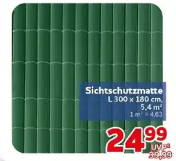 CENTERSHOP Sichtschutzmatte Angebot