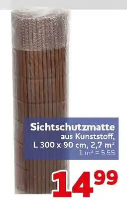 CENTERSHOP Sichtschutzmatte aus Kunststoff Angebot
