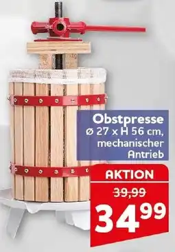 CENTERSHOP Obstpresse Angebot