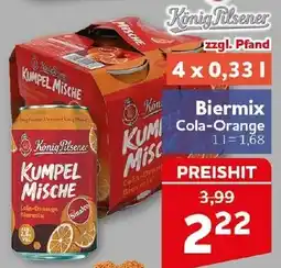 CENTERSHOP König Pilsener Kumpel Mische Angebot