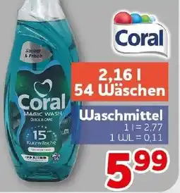 CENTERSHOP Coral Waschmittel Angebot