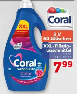 CENTERSHOP Coral Farbschutz Color Waschmittel Angebot