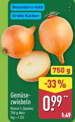 Aldi Nord Gemüse-zwiebeln Angebot