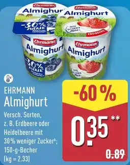 Aldi Nord Ehrmann Almighurt Angebot