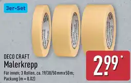 Aldi Nord DECO CRAFT Malerkrepp Angebot