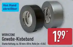 Aldi Nord WORKZONE Gewebe-Klebeband Angebot