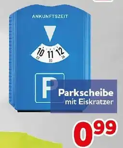 CENTERSHOP Parkscheibe mit Eiskratzer Angebot