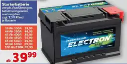 CENTERSHOP Starterbatterie ELECTRON BASIC Angebot