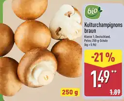 Aldi Nord Kulturchampignons braun Angebot