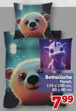 CENTERSHOP Bettwäsche Flanell Angebot