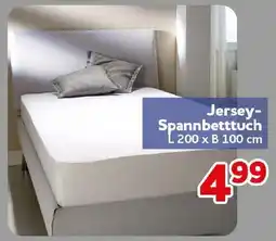CENTERSHOP Jersey-Spannbetttuch Angebot