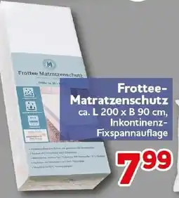 CENTERSHOP Frottee Matratzenschutz Angebot