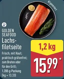 Aldi Nord GOLDEN SEAFOOD Lachs-filetseite Angebot