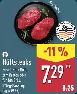 Aldi Nord Hüftsteaks Angebot