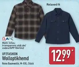 Aldi Nord UP2FASHION Wolloptikhemd Angebot
